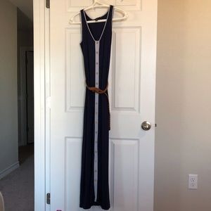 Button Down Maxi Dress
